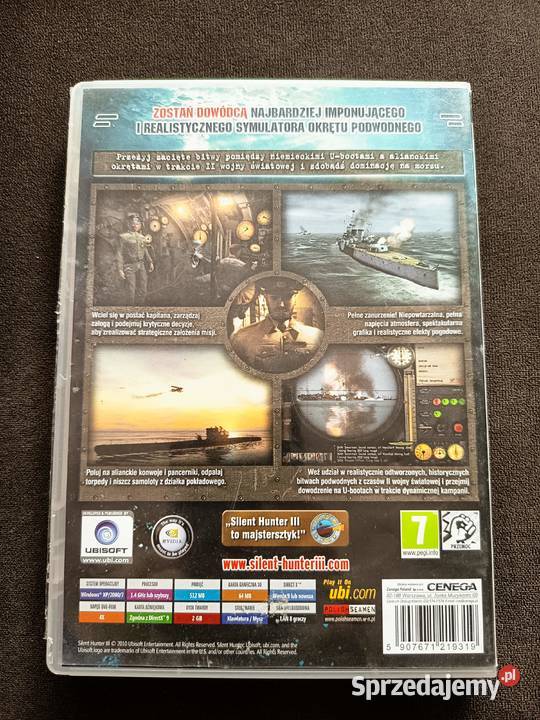 Silent Hunter III Gra Komputerowa Bestseller Komputerowe PC Suwałki