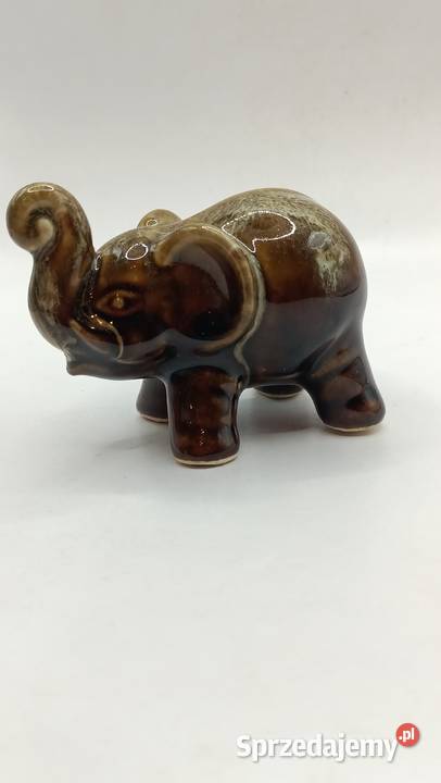 Figurka brązowego słonia Zamość