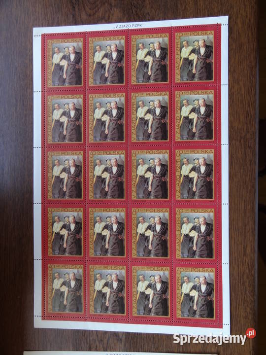 Znaczki pocztowe Polska Fi 1737 Ark Jarosław