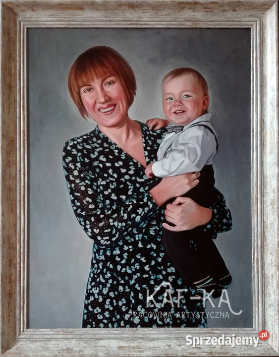Portrety na zamówienie obrazy olejne na płótnie Katowice
