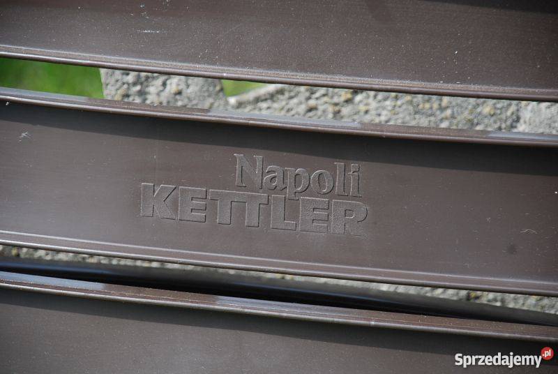 Brązowy leżak Kettler basenowy plastik tworzywo łódzkie Wilczkowice Średnie sprzedam