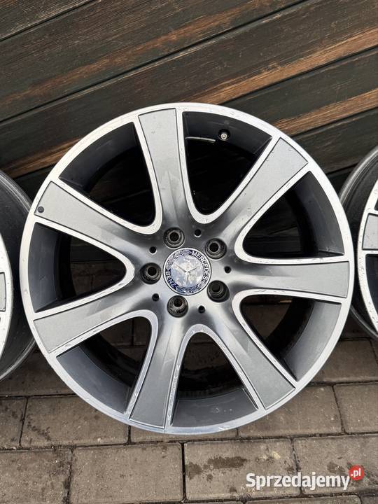 Alufelgi Mercedes W222 W221 8J x 18 ET41 komplet Mercedes-Benz OE Opony i felgi Ruda Śląska