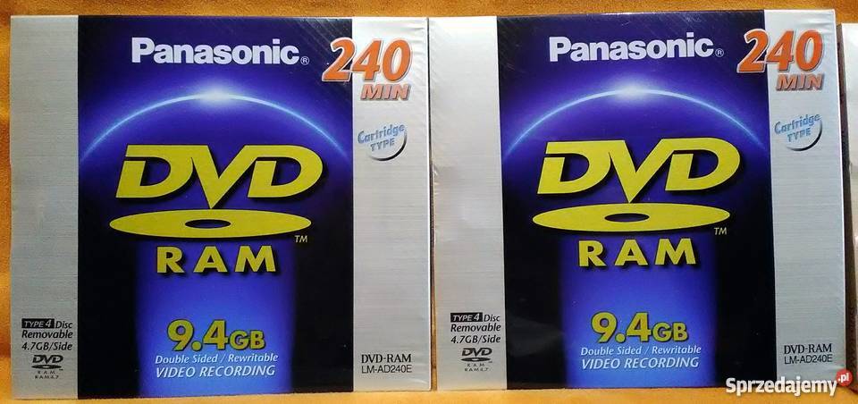 Płyty DVDRAM Panasonic