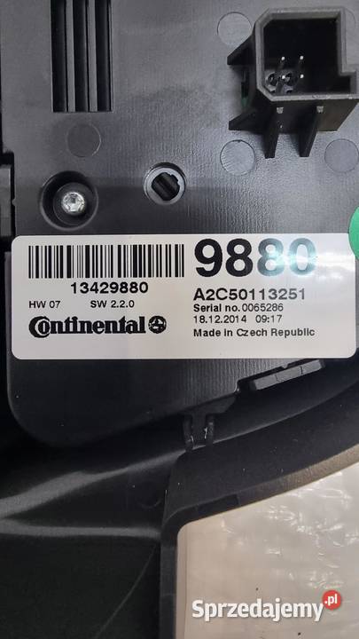 PANEL RADIA OPEL MOKKA 95363963 Panel