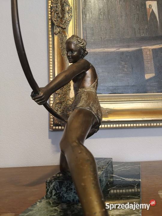 Figura z brązu Diana Bogini Myśliwych Antyki Iwonicz-Zdrój