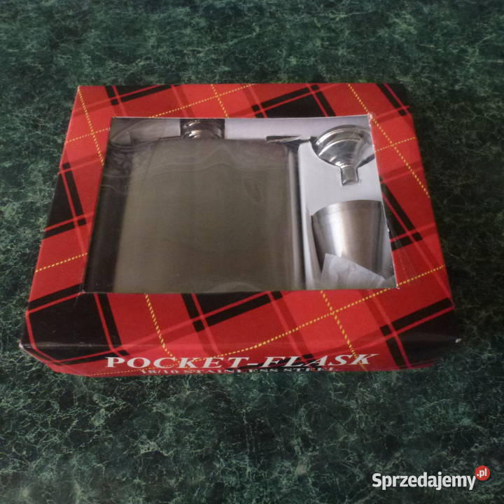 Piersiówka zestaw kieliszki lejek Pozostałe Warszawa