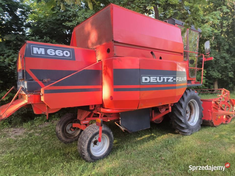 Kombajn DeutzFahr M660 nieuszkodzony
