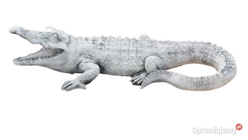 FIGURKA OGRODOWA betonowa rzeźba KROKODYL Z173 Nysa
