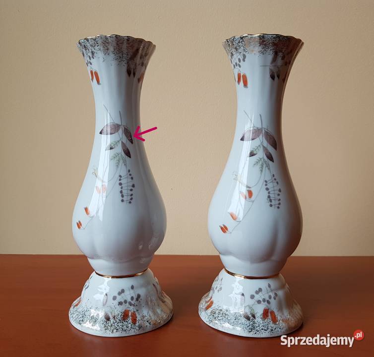 2 x świecznik Chodzież świecznik porcelana Porcelana i szkło Porcelana i szkło