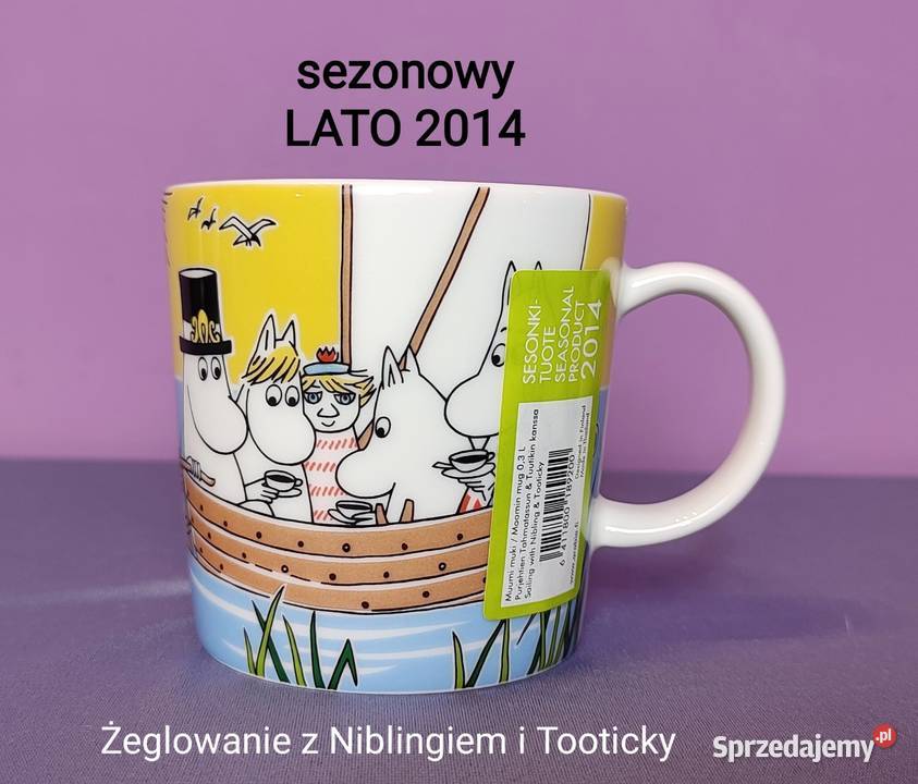 Muminki KUBEK Moomin Arabia Finland sezon LATO sprzedam