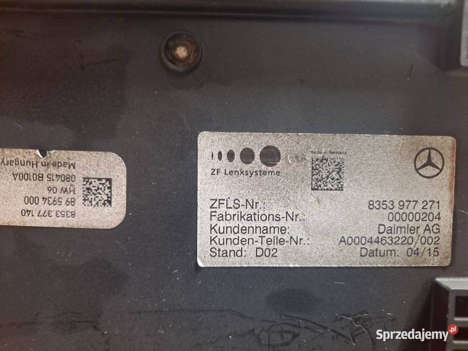 A0004463220 002 ZFLS 8353977276 Sterownik Modul Zawichost