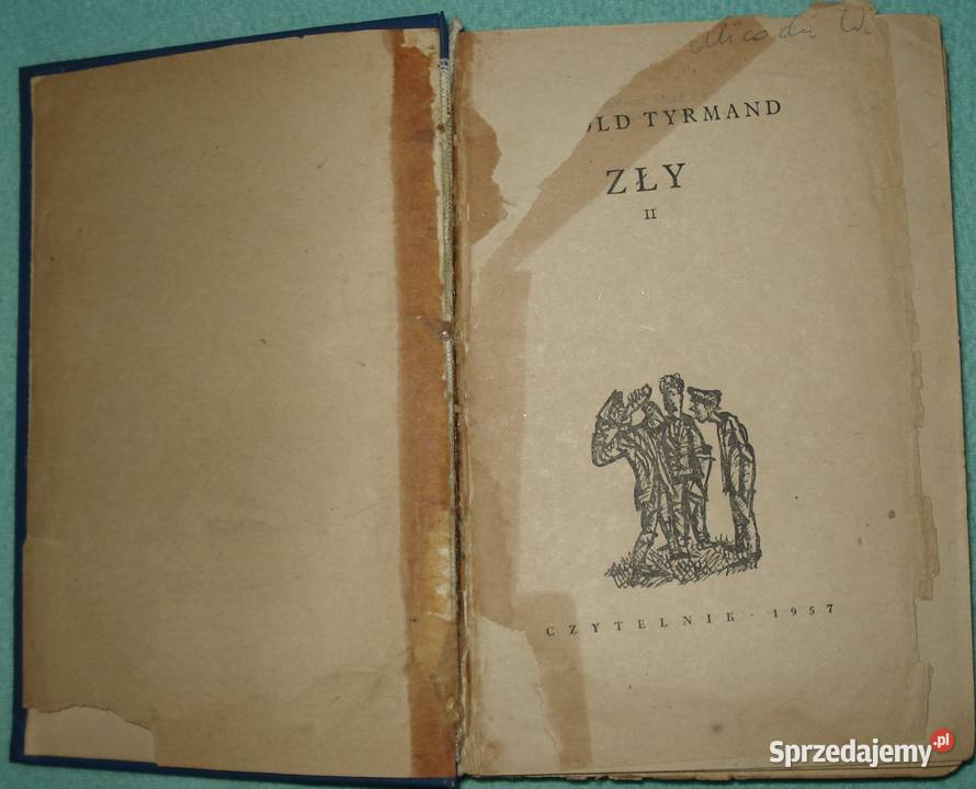 Książka Zły Warszawa sprzedam