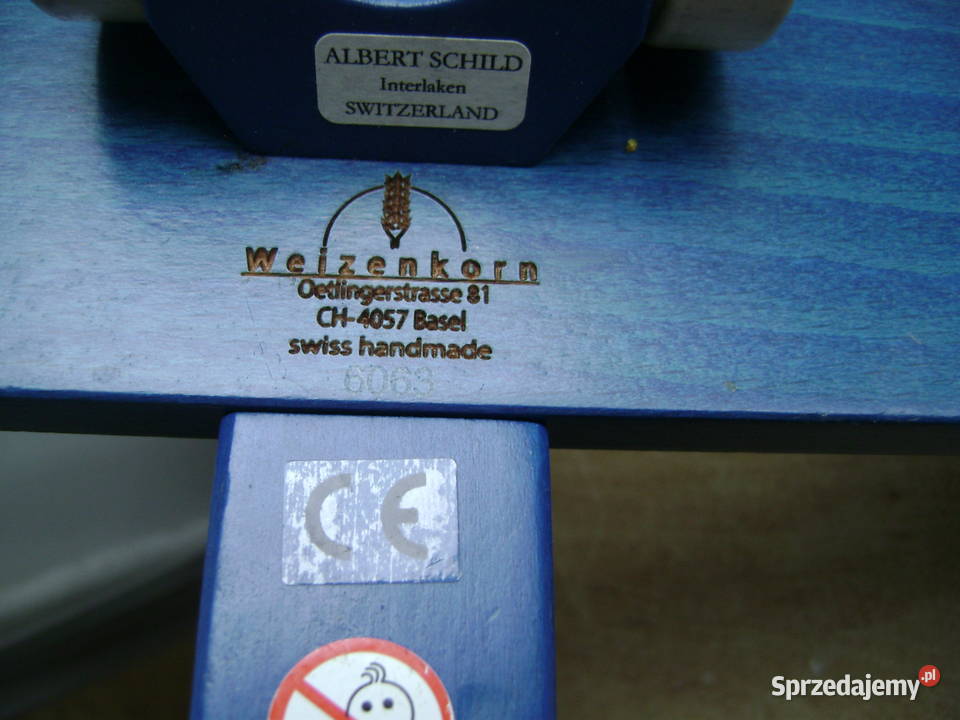 Starocie z PRL Stare zabawki SWISS MADE Samolot