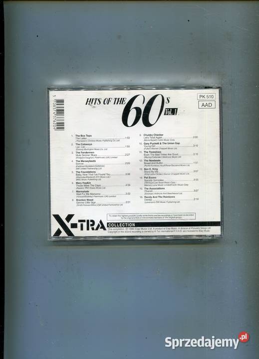 Hits of the 60s Vol 1 Płyta CD zachodniopomorskie Szczecin