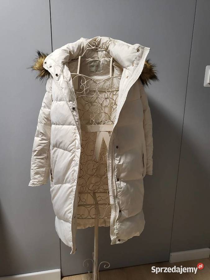 Zimowa kurtka puchowa z kapturem ZARA M38 Rozmiar 38(M) Kurtki i płaszcze Warszawa