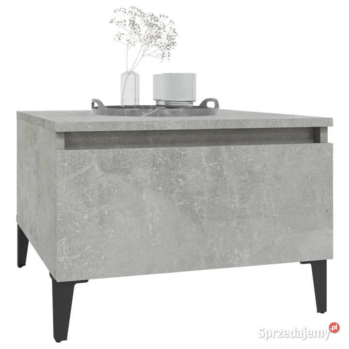 Stoliki boczne 2 szarość betonu 50x46x35 Stoły Warszawa