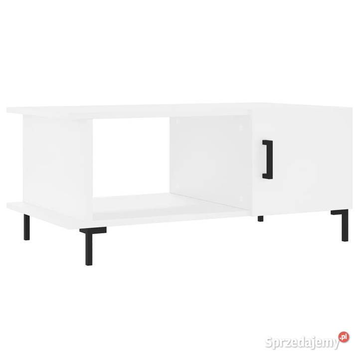 Stolik kawowy biały 90x50x40 materiał Warszawa