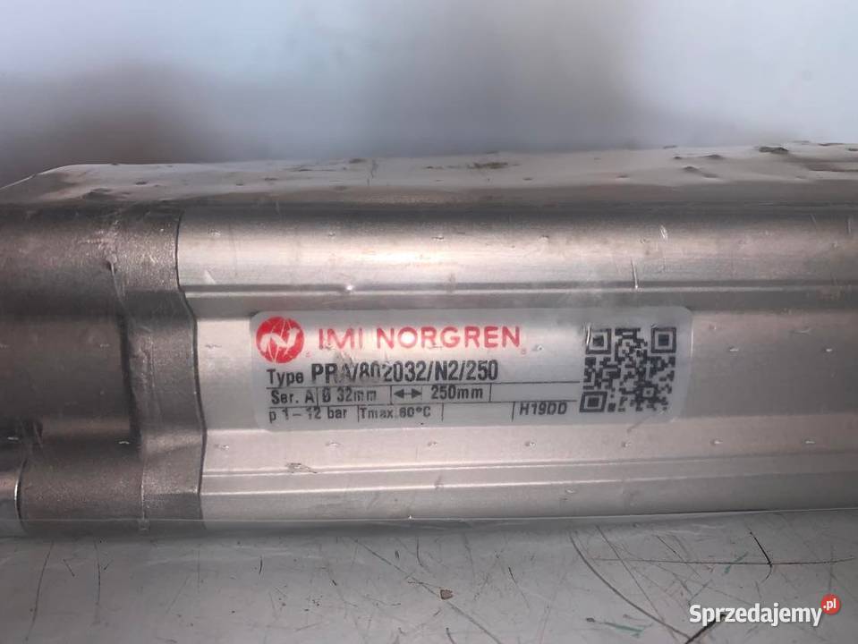 IMI Norgren PRA802032N2250 Pneumatic Cylinder Pozostałe Warszawa sprzedam