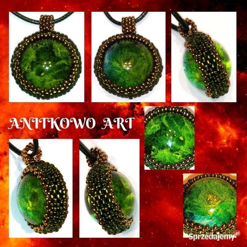 DWUSTRONNY WISIOREK Z ŻYWICY zielony Warszawa