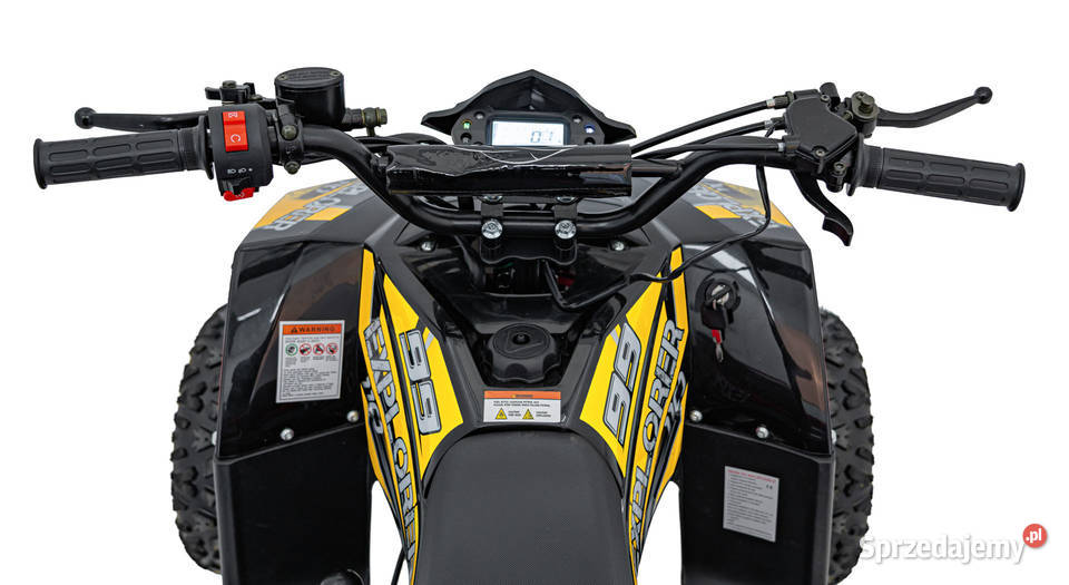 Mini Quad Spalinowy Explorer 110cc żółty Pojazdy elektryczne i spalinowe Marki