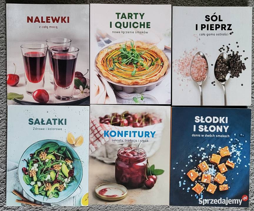 Książki kulinarne 6 Konfitury Nalewki Sałatki Rok wydania 2019 Kultura i Rozrywka Ząbki