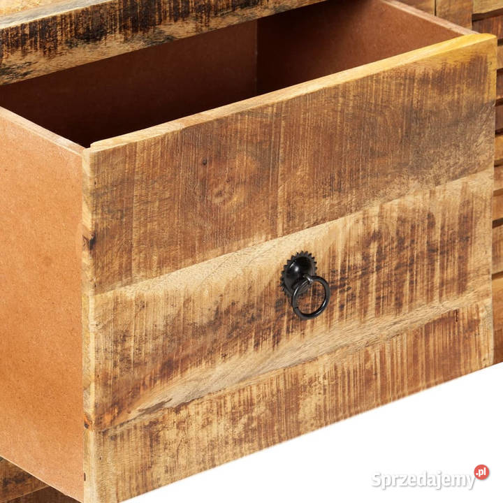 Szafka pod TV 120x30x40 surowe drewno mango RTV mazowieckie Warszawa