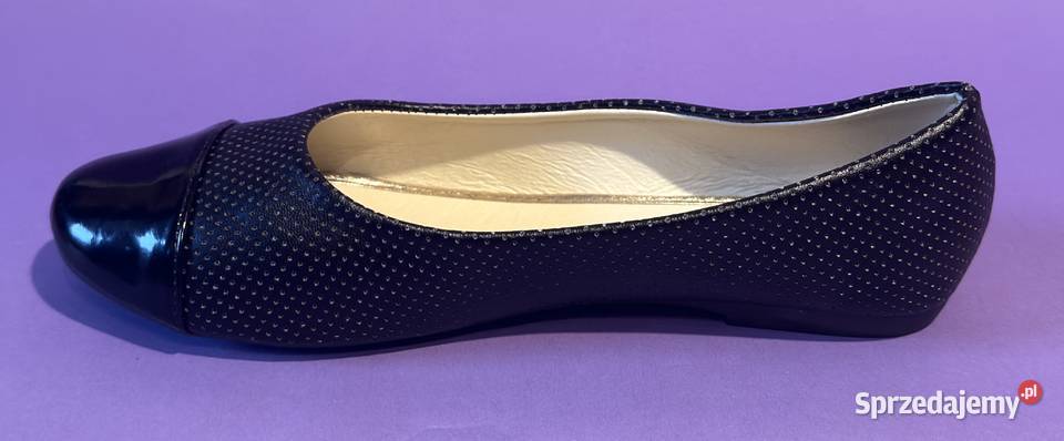 Czarne baleriny połysk rozmiar 39 BAL9 Żyrardów