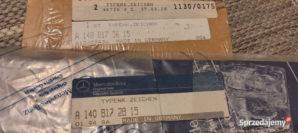 MERCEDES 600S SEC V12 W140 COUPE S600 600 NOWE osobowe Świdnica