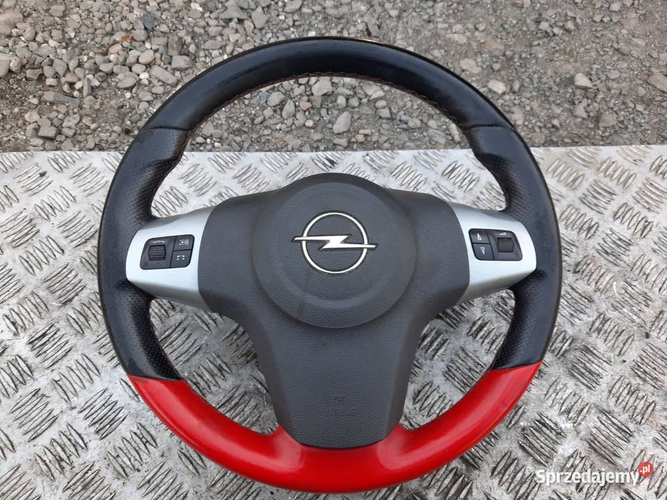 Kierownica skórzana poduszka multifunkcyjna Opel Rok produkcji 2009 Radłów sprzedam