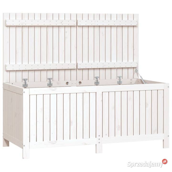 vidaXL Skrzynia ogrodowa biała 147x68x64 Warszawa