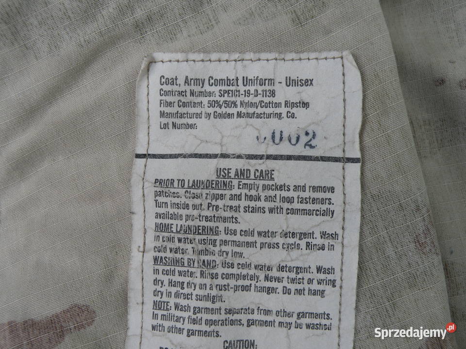 Bluza ACU multicam OCP medium long Wrocław sprzedam
