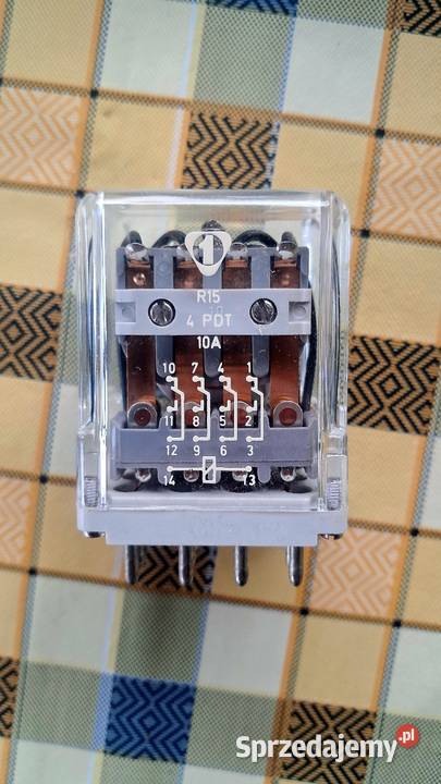 Nowe Przekaźniki R15 Lumel 10A 4PDT 1PDT Leżaki Świecie