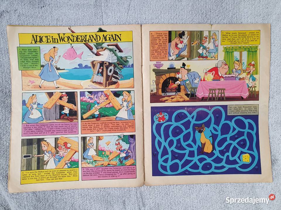 Disneyland komiks z 1973 roku Disney jęz
