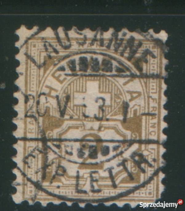 Zn Szwajcaria Mi 50 kas 1882 Gliwice sprzedam
