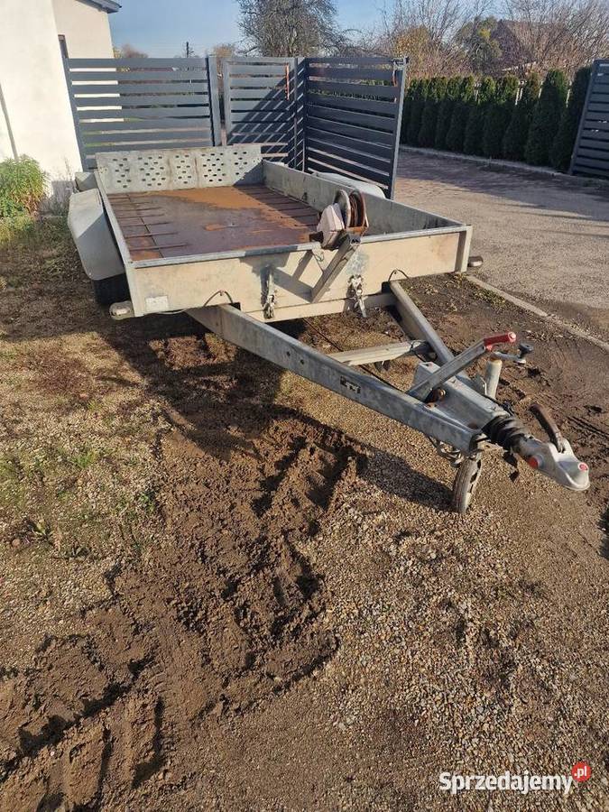 Przyczepa pod minikoparke 3m długości 120 lawety śląskie Laryszów sprzedam