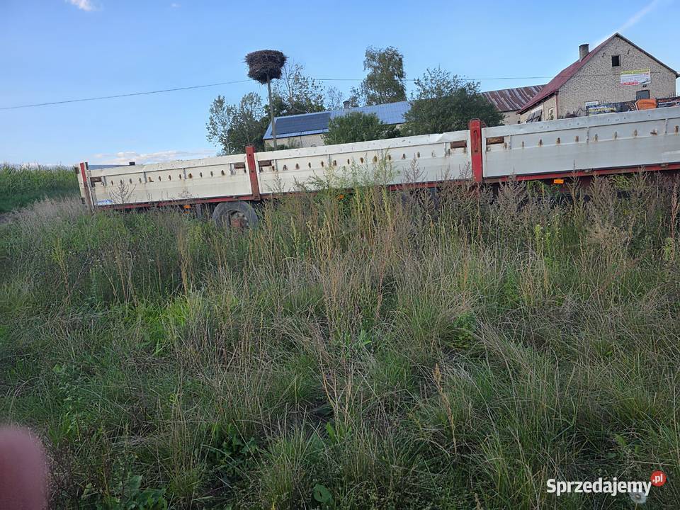 Przyczepa naczepa do bel długość 1460 m Maszyny rolnicze podlaskie Mońki sprzedam