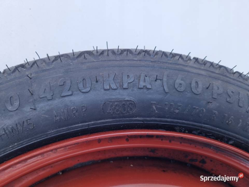 Saab 95 I KOŁO DOJAZDOWE dojazdówka 11570 R16 lubelskie Rudka