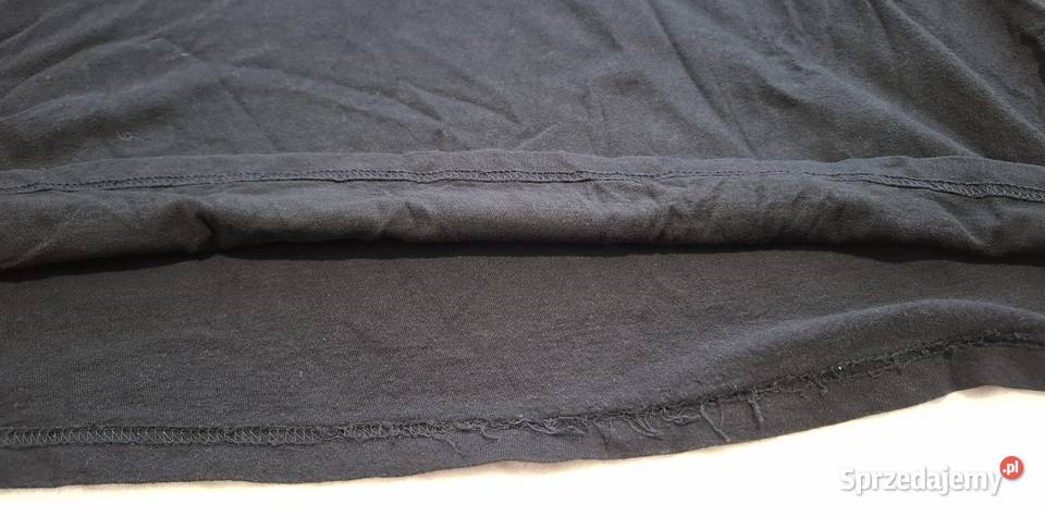 Koszulka krótki rękaw Tshirt czarna Amazon Prime Odzież codzienna Czeladź