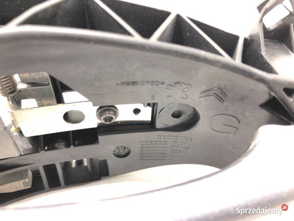 KLAMKA ZEWNĘTRZNA LEWY PRZÓD PEUGEOT 208 II