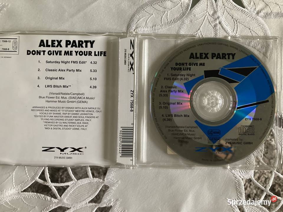 Płyta CD Single Alex Party Dont Give Me Your Czerwionka-Leszczyny sprzedam