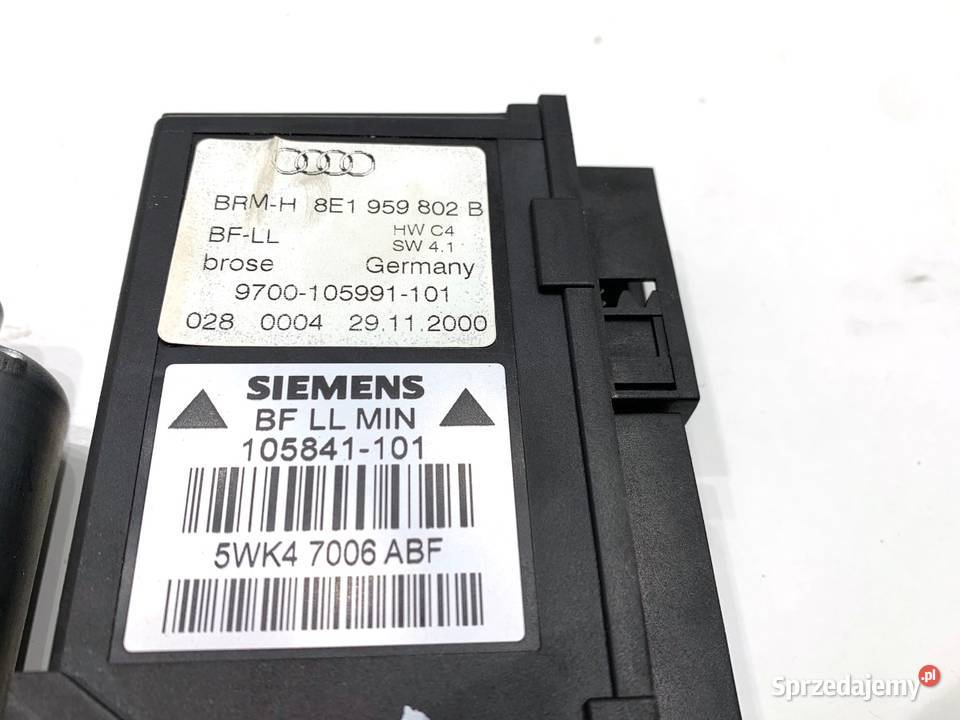 SILNIK PODNOSZENIA SZYBY PRAWY PRZÓD AUDI A4 B6