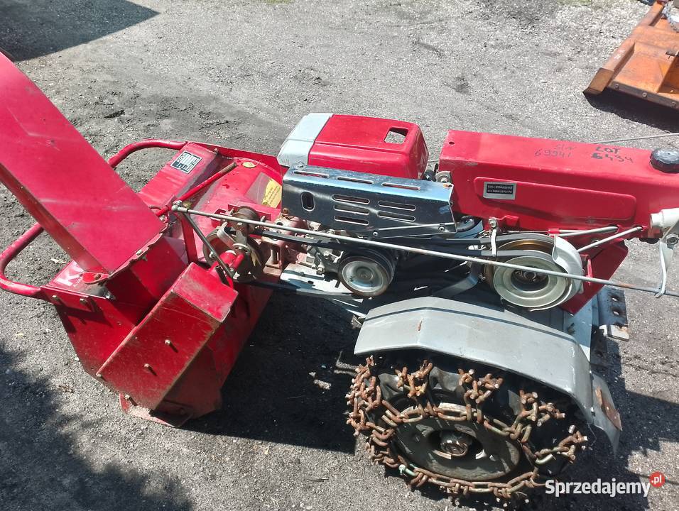 Ciągnik jednoosiowy Mitsubishi CT351 pług Pabianice