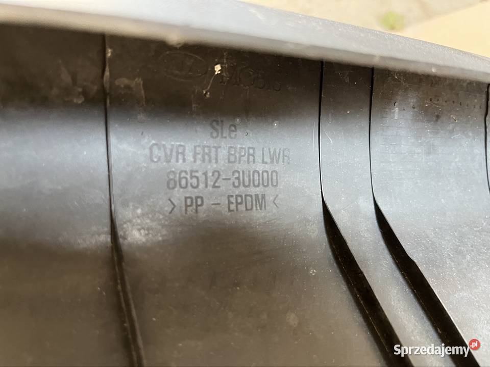 Spoiler zderzaka przedni 865123U000 kia sportage Spoilery Toruń sprzedam
