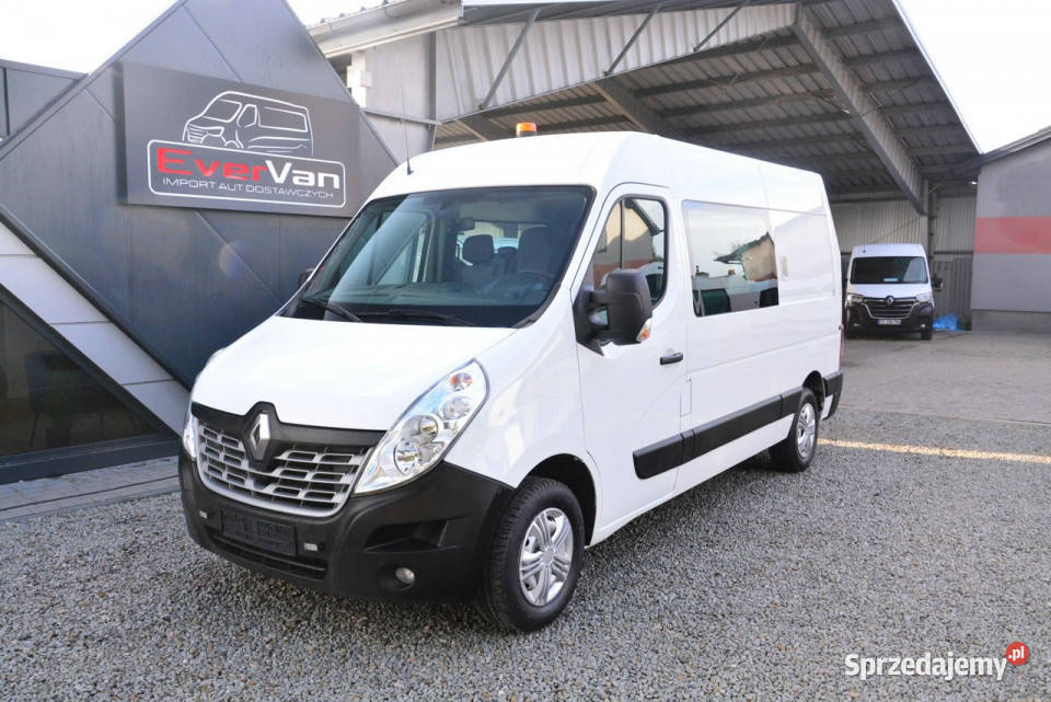 Renault Master L2H2 7 osobowy brygadówka wielofunkcyjna kierownica Warszawa