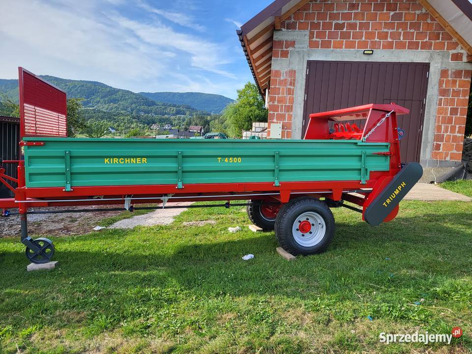Rozrzutnik obornika Kirchner Triumph T4500 Męcina