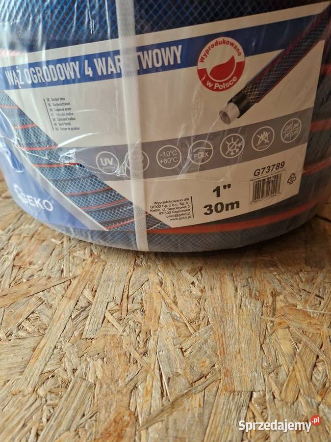 Wąż ogrodowy 4 Warstwowy 1 30m GEKO G73789 wielkopolskie Głogowa sprzedam