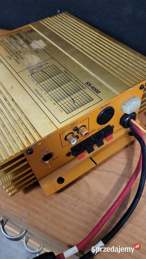 Wzmacniacz samochodowy Wzmacniacze sprzedam