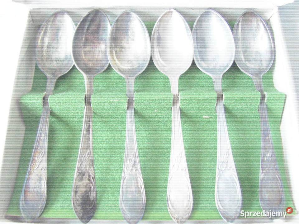 małe łyżeczki plater PRL Pozostałe pomorskie Pruszcz Gdański
