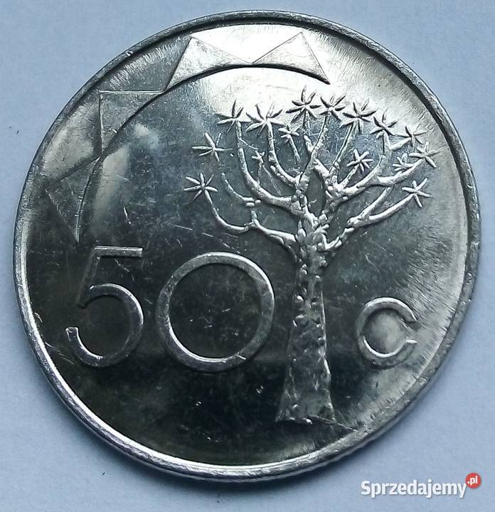 NAMIBIA50 CENTS1993 r DRZEWO Legionowo