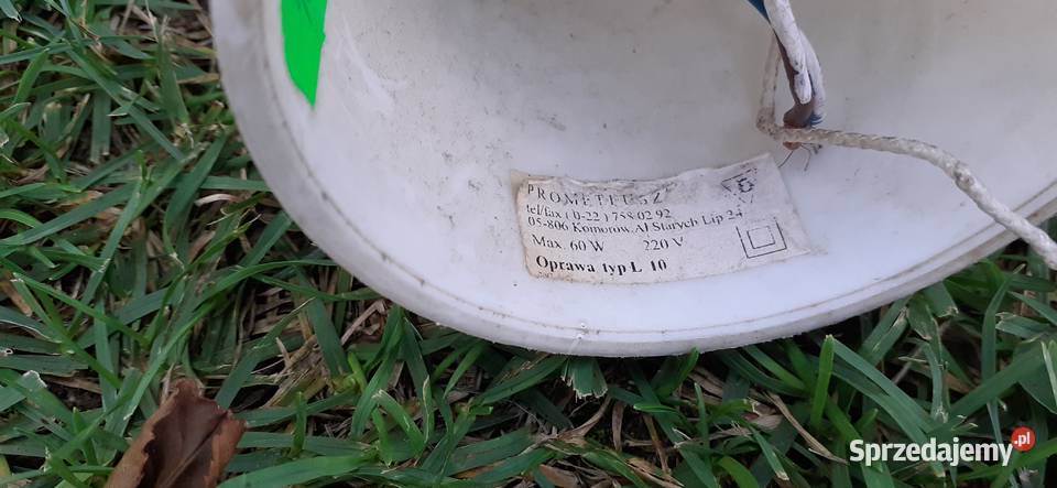 Lampa wiszącapamiątka PRLdo kuchni korytarza Tuszkowo sprzedam